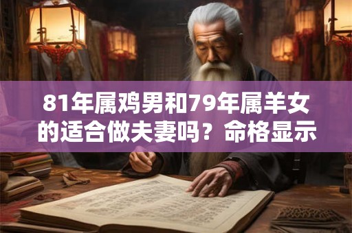 81年属鸡男和79年属羊女的适合做夫妻吗？命格显示不理想