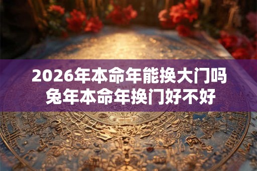 2026年本命年能换大门吗 兔年本命年换门好不好