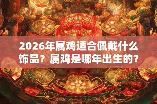 2026年属鸡适合佩戴什么饰品?属鸡是哪年出生的? 2026年属鸡适合佩戴什么饰品?属鸡是哪年出生的?
