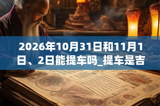 2026年10月31日和11月1日、2日能提车吗_提车是吉日吗