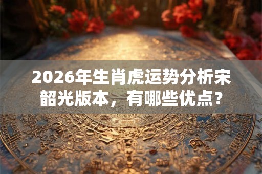 2026年生肖虎运势分析宋韶光版本，有哪些优点？