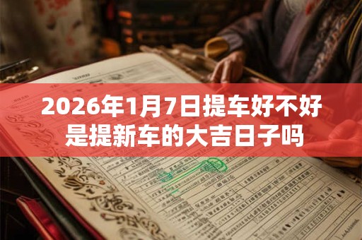 2026年1月7日提车好不好 是提新车的大吉日子吗 2026年1月7日提车好不好 是提新车的大吉日子吗