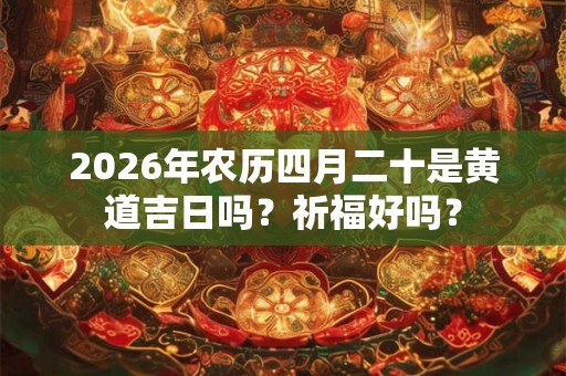2026年农历四月二十是黄道吉日吗?祈福好吗? 2026年农历四月二十是黄道吉日吗?祈福好吗?