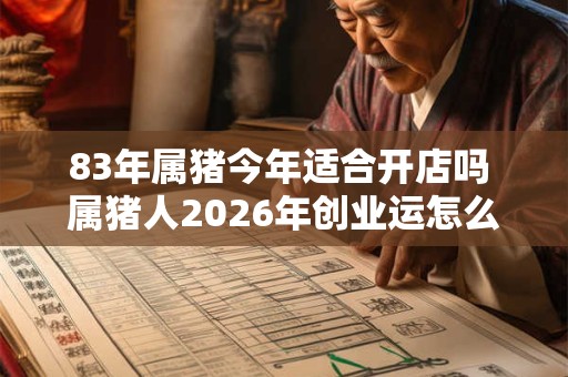 83年属猪今年适合开店吗 属猪人2026年创业运怎么样 83年属猪今年适合开店吗 属猪人2026年创业运怎么样