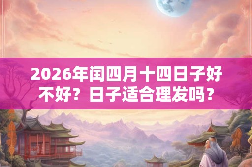 2026年闰四月十四日子好不好?日子适合理发吗? 2026年闰四月十四日子好不好?日子适合理发吗?