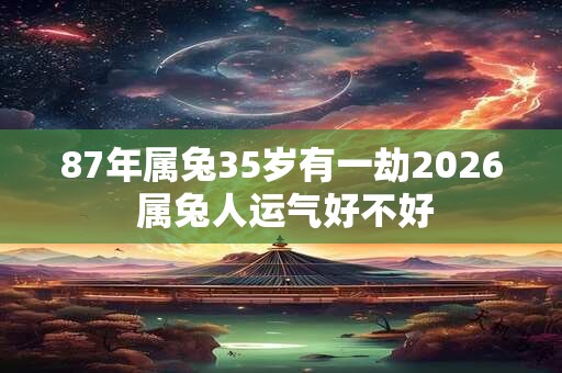 87年属兔35岁有一劫2026 属兔人运气好不好
