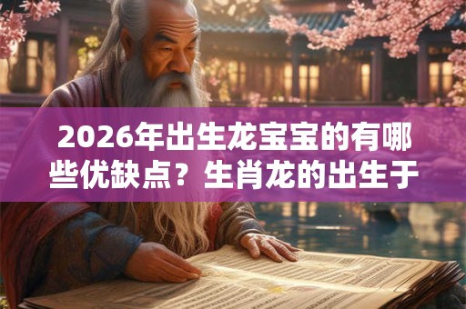 2026年出生龙宝宝的有哪些优缺点？生肖龙的出生于子时是什么命？