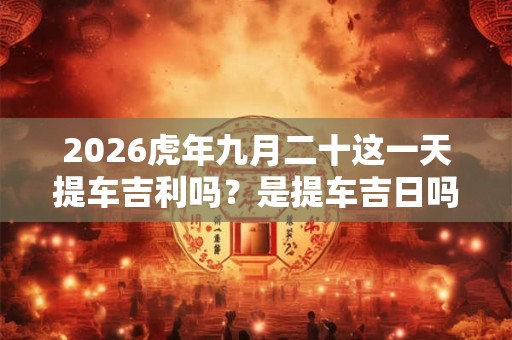 2026虎年九月二十这一天提车吉利吗？是提车吉日吗