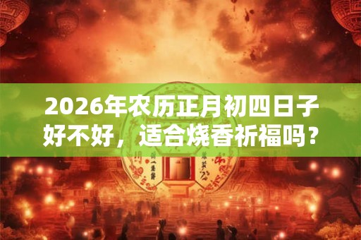 2026年农历正月初四日子好不好，适合烧香祈福吗？