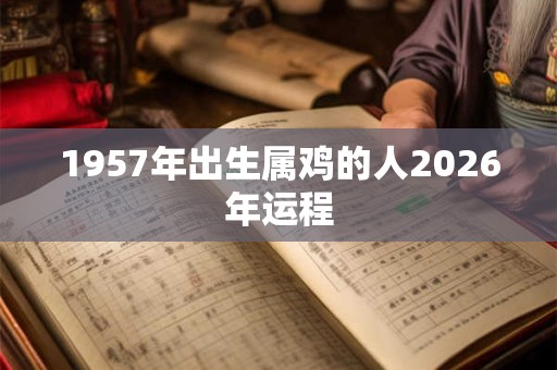 1957年出生属鸡的人2026年运程