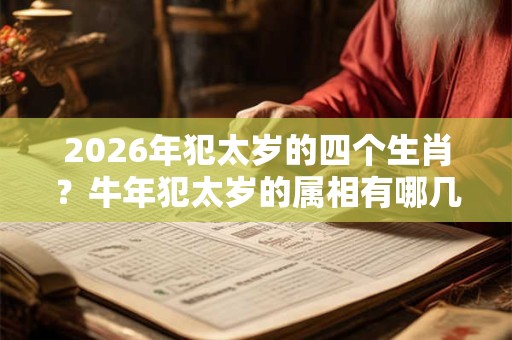 2026年犯太岁的四个生肖？牛年犯太岁的属相有哪几个