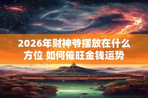 2026年财神爷摆放在什么方位 如何催旺金钱运势