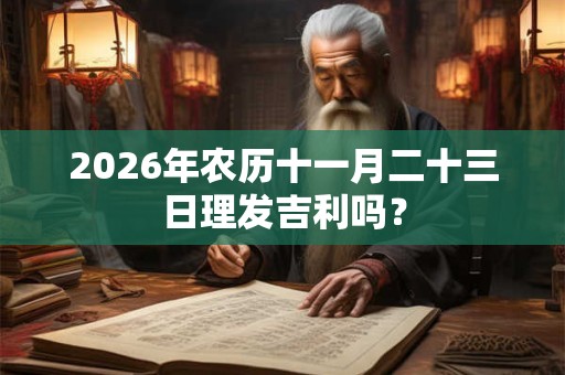 2026年农历十一月二十三日理发吉利吗？