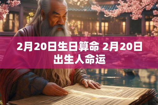 2月20日生日算命 2月20日出生人命运 2月20日生日算命 2月20日出生人命运