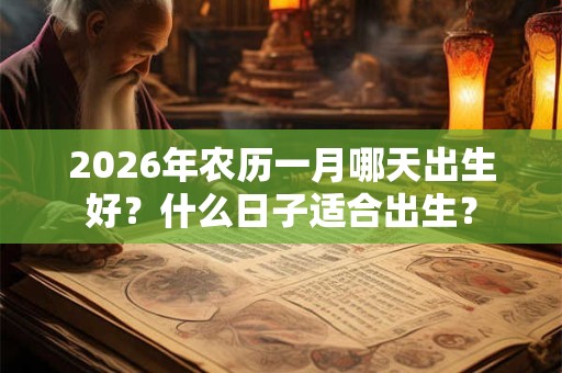 2026年农历一月哪天出生好？什么日子适合出生？