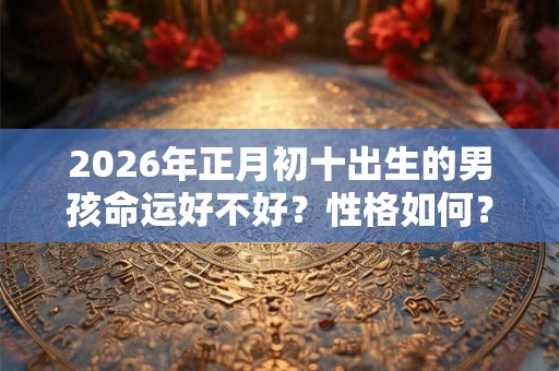 2026年正月初十出生的男孩命运好不好？性格如何？