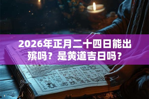 2026年正月二十四日能出殡吗？是黄道吉日吗？