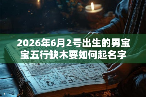 2026年6月2号出生的男宝宝五行缺木要如何起名字