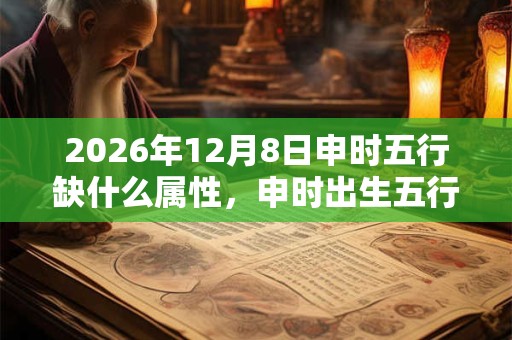 2026年12月8日申时五行缺什么属性，申时出生五行缺什么