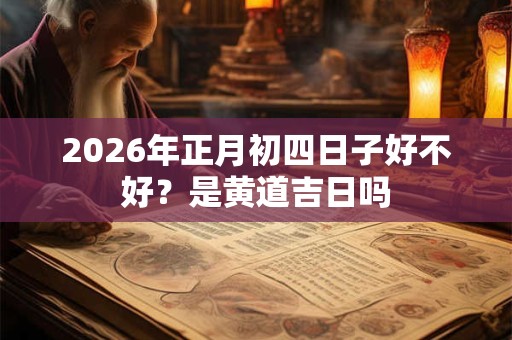 2026年正月初四日子好不好？是黄道吉日吗
