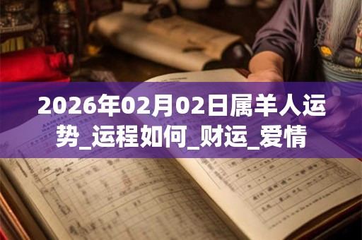 2026年02月02日属羊人运势_运程如何_财运_爱情 2026年02月02日属羊人运势_运程如何_财运_爱情