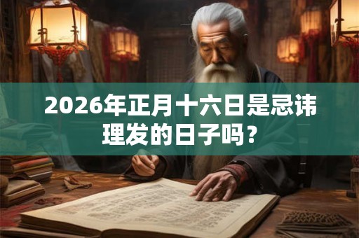 2026年正月十六日是忌讳理发的日子吗？
