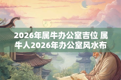 2026年属牛办公室吉位 属牛人2026年办公室风水布局 2026年属牛办公室吉位 属牛人2026年办公室风水布局