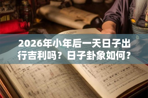 2026年小年后一天日子出行吉利吗？日子卦象如何？