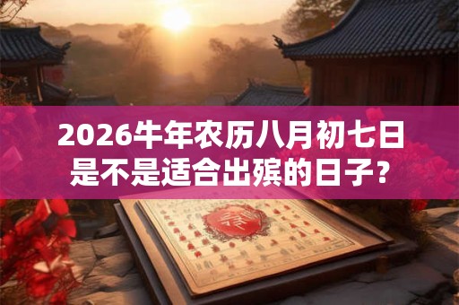 2026牛年农历八月初七日是不是适合出殡的日子？