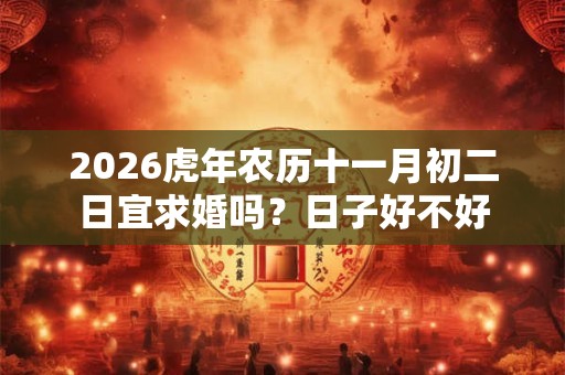 2026虎年农历十一月初二日宜求婚吗？日子好不好