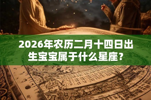 2026年农历二月十四日出生宝宝属于什么星座? 2026年农历二月十四日出生宝宝属于什么星座?