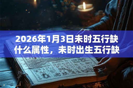 2026年1月3日未时五行缺什么属性，未时出生五行缺什么