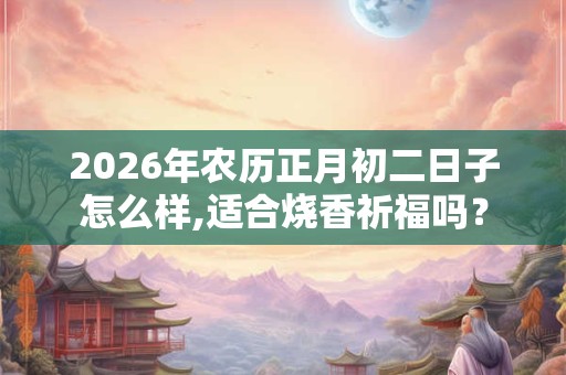 2026年农历正月初二日子怎么样,适合烧香祈福吗？
