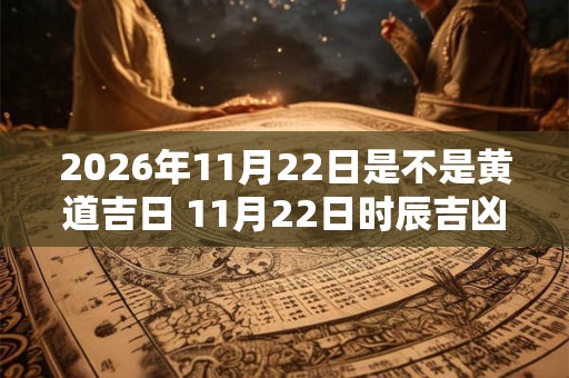2026年11月22日是不是黄道吉日 11月22日时辰吉凶