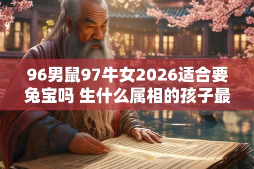 96男鼠97牛女2026适合要兔宝吗 生什么属相的孩子最好 96男鼠97牛女2026适合要兔宝吗 生什么属相的孩子最好