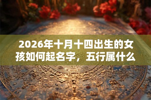 2026年十月十四出生的女孩如何起名字，五行属什么