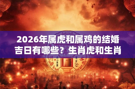 2026年属虎和属鸡的结婚吉日有哪些？生肖虎和生肖鸡配吗