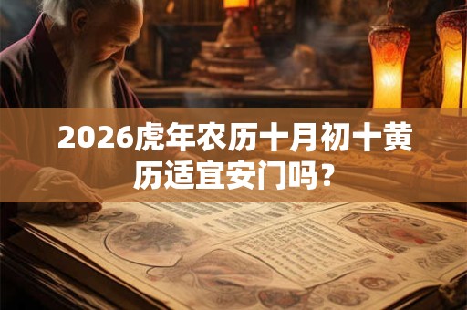 2026虎年农历十月初十黄历适宜安门吗？