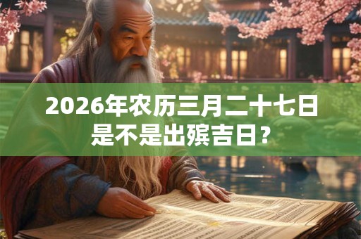 2026年农历三月二十七日是不是出殡吉日? 2026年农历三月二十七日是不是出殡吉日?