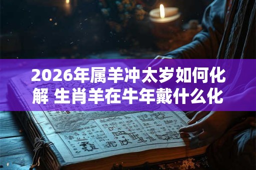 2026年属羊冲太岁如何化解 生肖羊在牛年戴什么化太岁