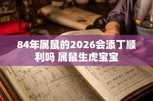 84年属鼠的2026会添丁顺利吗 属鼠生虎宝宝