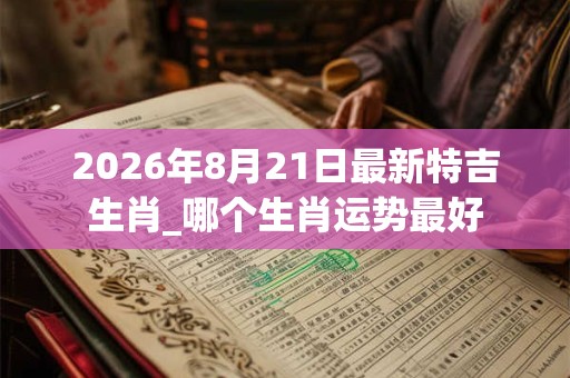 2026年8月21日最新特吉生肖_哪个生肖运势最好