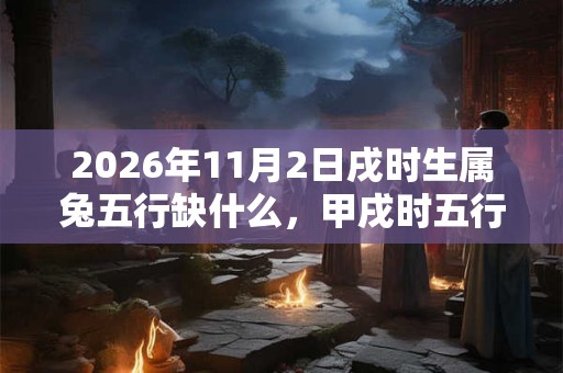 2026年11月2日戌时生属兔五行缺什么,甲戌时五行缺什么 2026年11月2日戌时生属兔五行缺什么,甲戌时五行缺什么