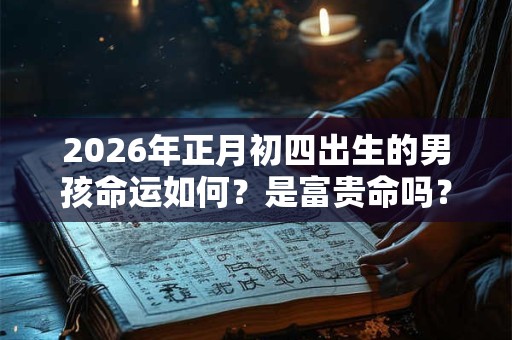2026年正月初四出生的男孩命运如何？是富贵命吗？