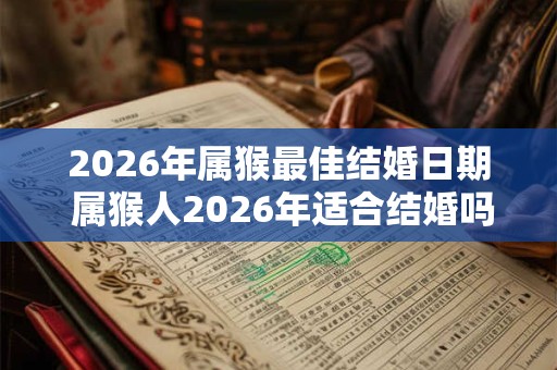 2026年属猴最佳结婚日期 属猴人2026年适合结婚吗