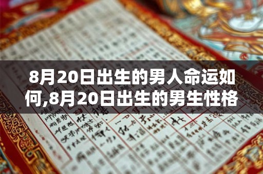 8月20日出生的男人命运如何,8月20日出生的男生性格如何