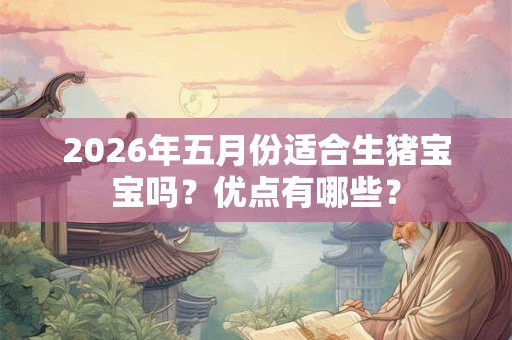 2026年五月份适合生猪宝宝吗？优点有哪些？
