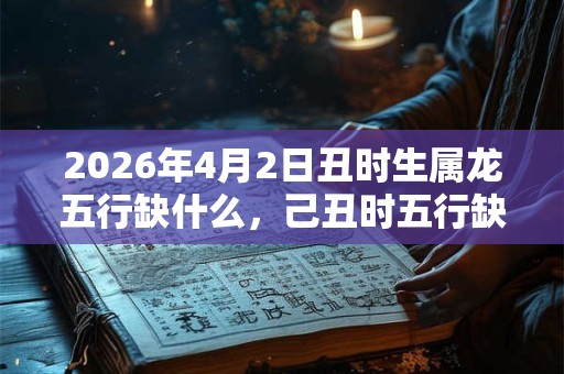 2026年4月2日丑时生属龙五行缺什么,己丑时五行缺什么 2026年4月2日丑时生属龙五行缺什么,己丑时五行缺什么