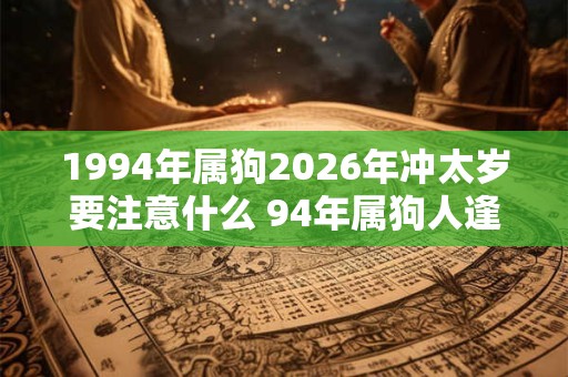 1994年属狗2026年冲太岁要注意什么 94年属狗人逢龙年运气如何