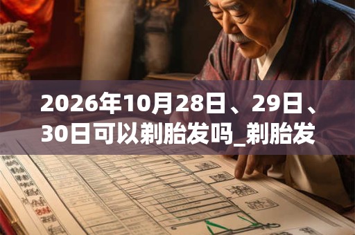 2026年10月28日、29日、30日可以剃胎发吗_剃胎发日子好吗 2026年10月28日、29日、30日可以剃胎发吗_剃胎发日子好吗